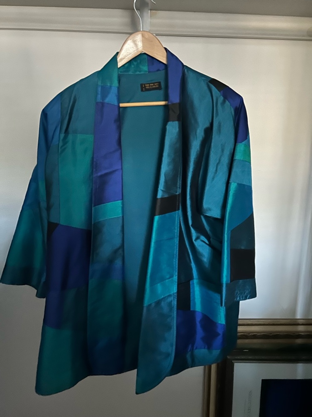 100% silk handmade in Thailand blazer approx women’s size 14